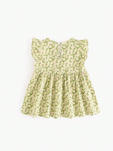 Toddler Girls" Comfortable Casual Floral Dress For Summer In Countryside Style